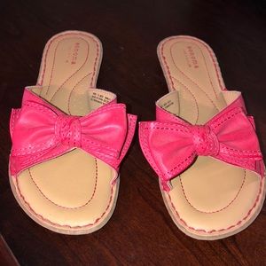 Pink Bow Sandals
